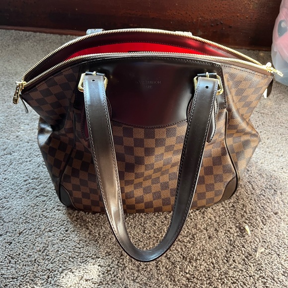 Louis Vuitton Verona Brown Ebene Canvas Shoulder Bag - Picture 6 of 8